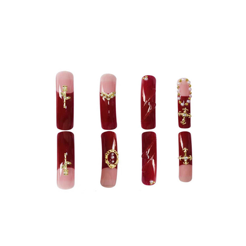 Artistic Decorative Press-On Nails Kalsten