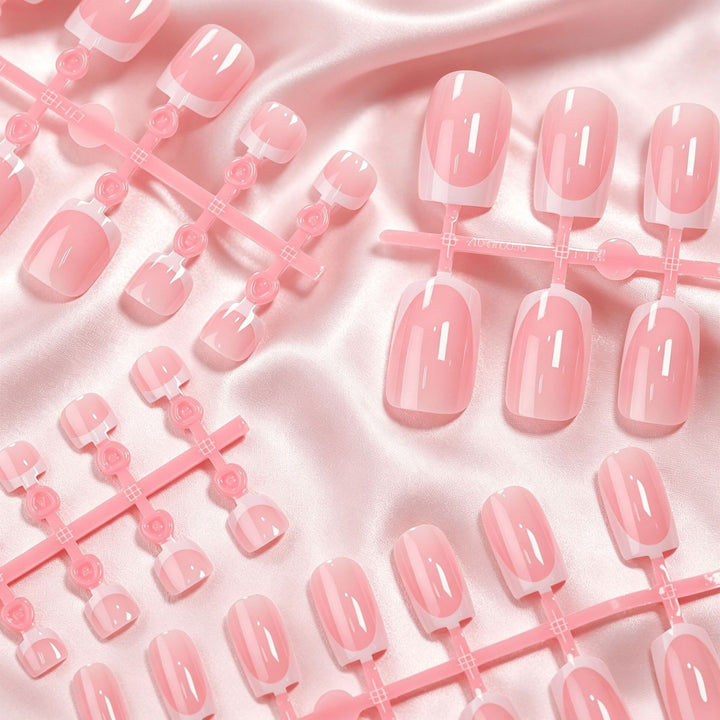 Premium French Tip Press-On Nail Set Kalsten