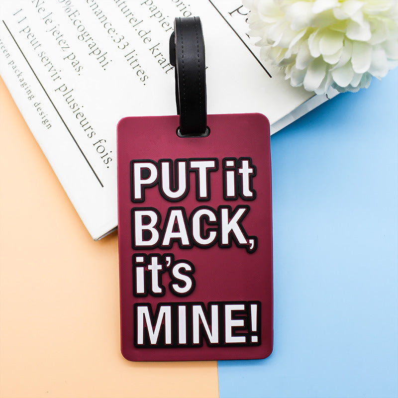 Unisex Fun Travel Identification Luggage Tag Kalsten