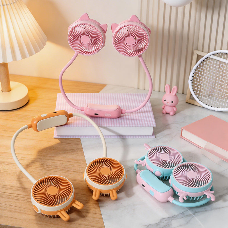Women Portable Dual-Fan with Custom Design Kalsten