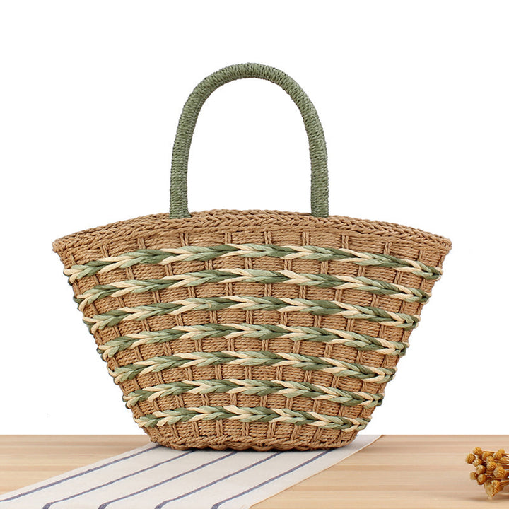 Braided shopping and beach bag Kalsten