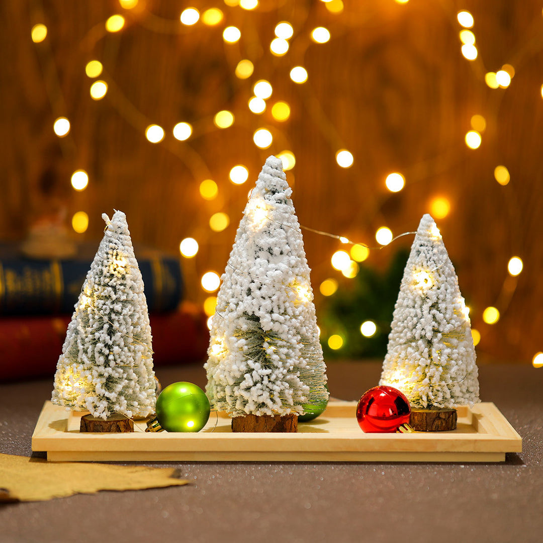 Festive Light-Up Miniature Christmas Tree Decoration Kalsten