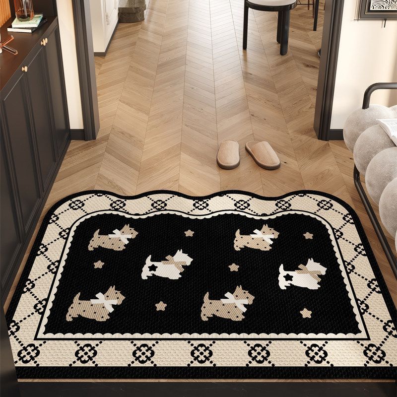 Decorative Herringbone Entrance Mat