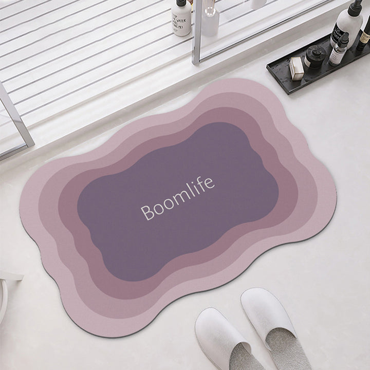 Contemporary Non-Slip Bathroom Mat