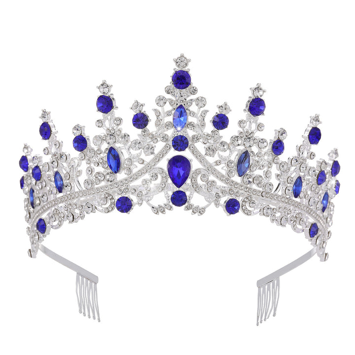 Ladies Rhinestone Tiara with Sparkling Gemstones Kalsten