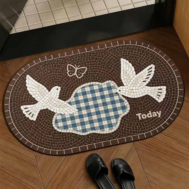 Decorative Mosaic Doormat Kalsten