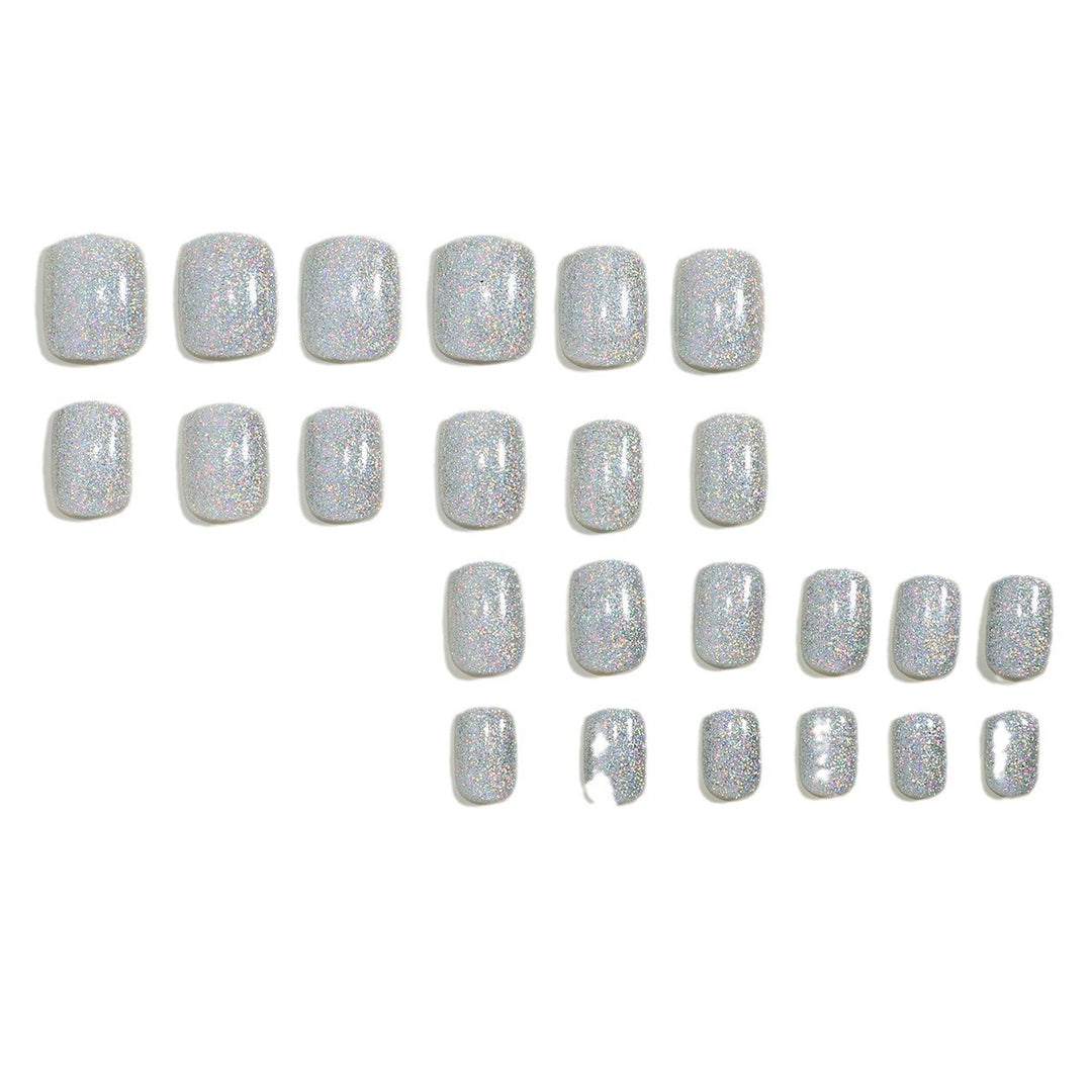 DIY Glitter Press-On Nails Kalsten