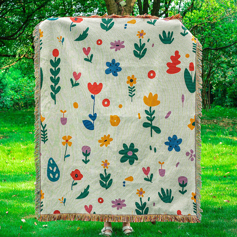 Artistic Woven Throw Blanket