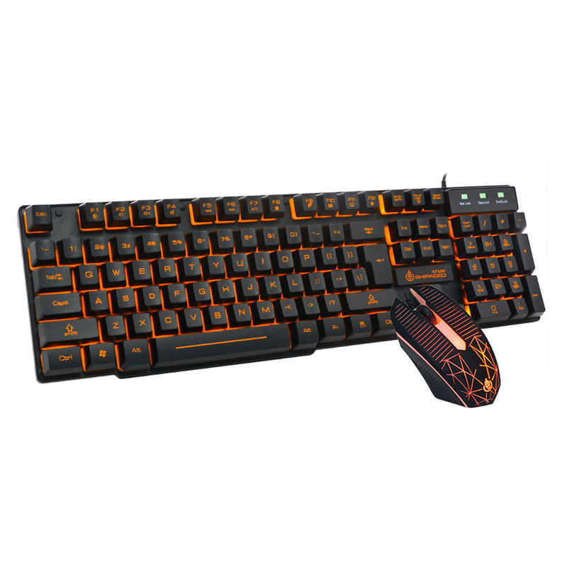 Gaming keyboard and ergonomic mouse with faster response times Kalsten