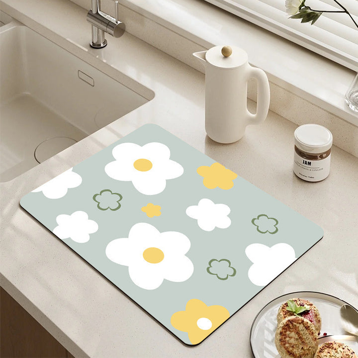 Decorative Kitchen Floor Mat Kalsten
