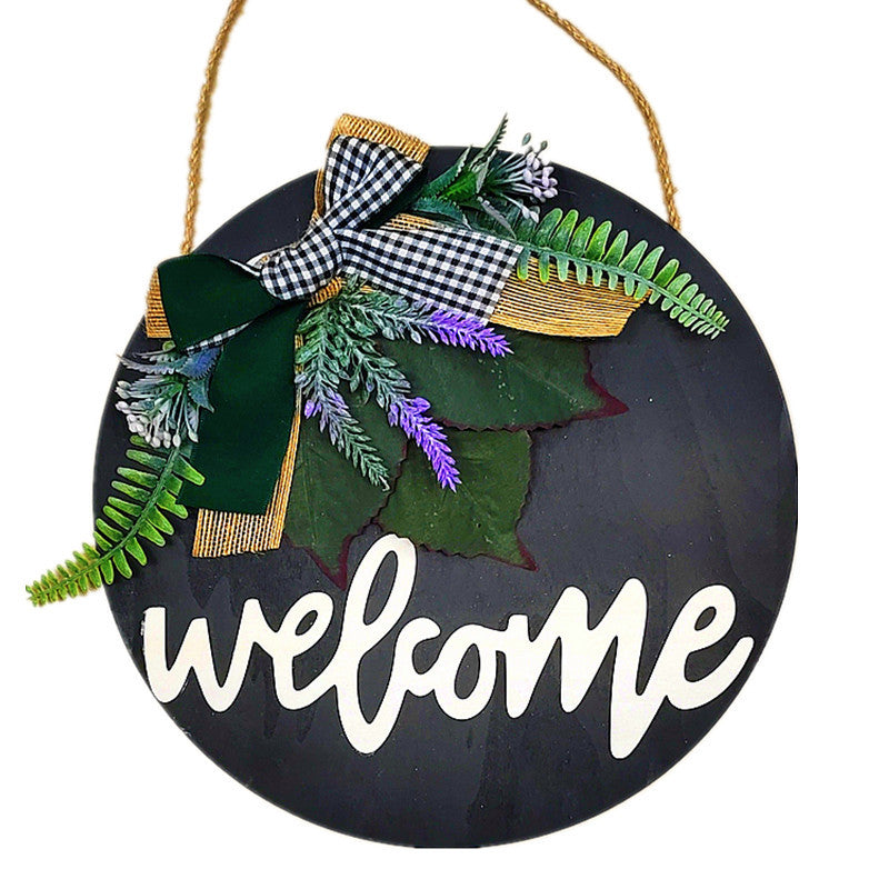 Decorative Flower Welcome Board