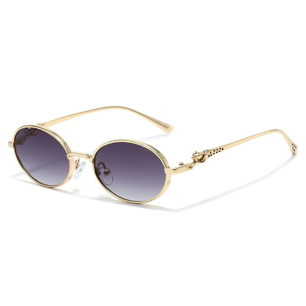 Vintage Round Lens Sunglasses with Gradient Glass Kalsten