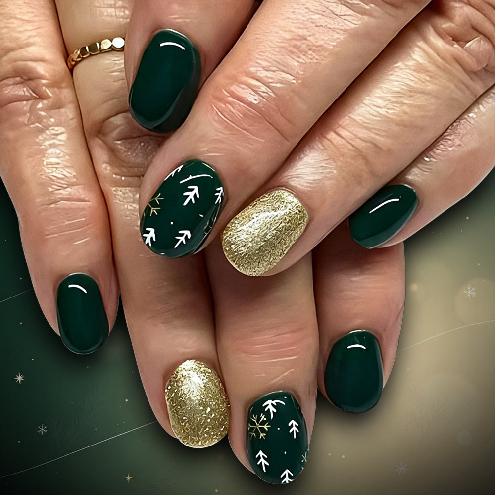 Decorative Holiday Themed Press-On Nails Kalsten