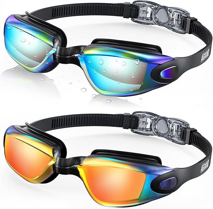 High-quality swimming goggles with anti-fog and UV protection technology Kalsten