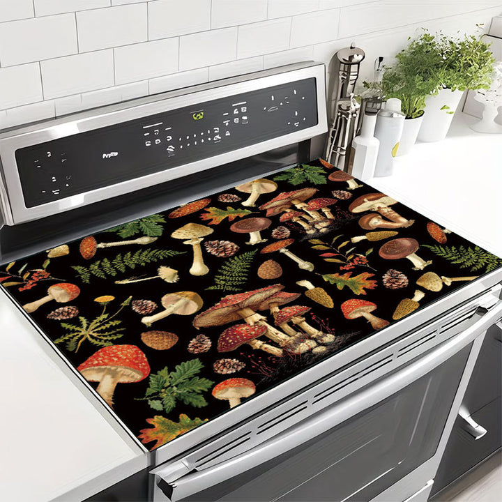 Decorative Heart and Bow-Themed Kitchen Mat