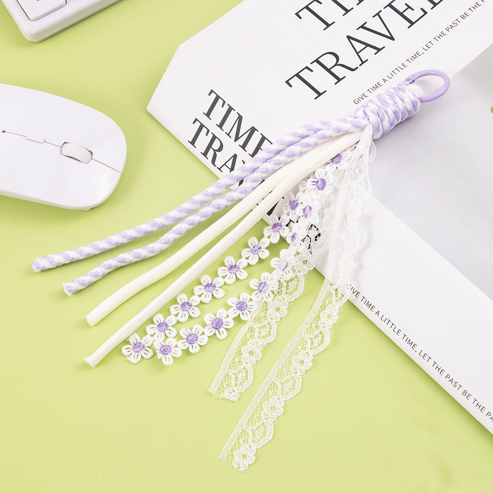 Decorative Lace and Braided Keychain Kalsten