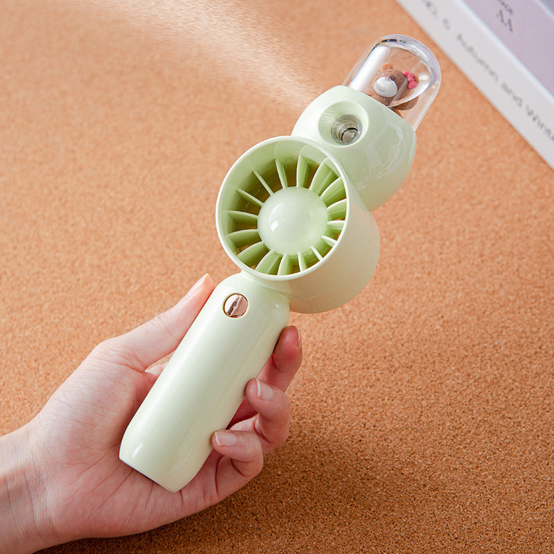 Ladies Portable Mini Hand Fan with Cute Animal Design Kalsten