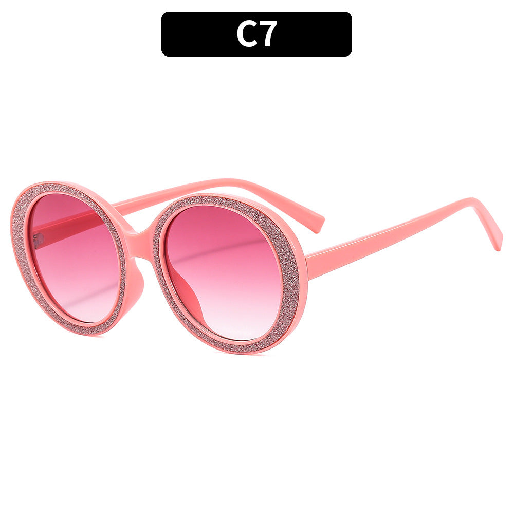 Glamorous Oversized Round Sunglasses