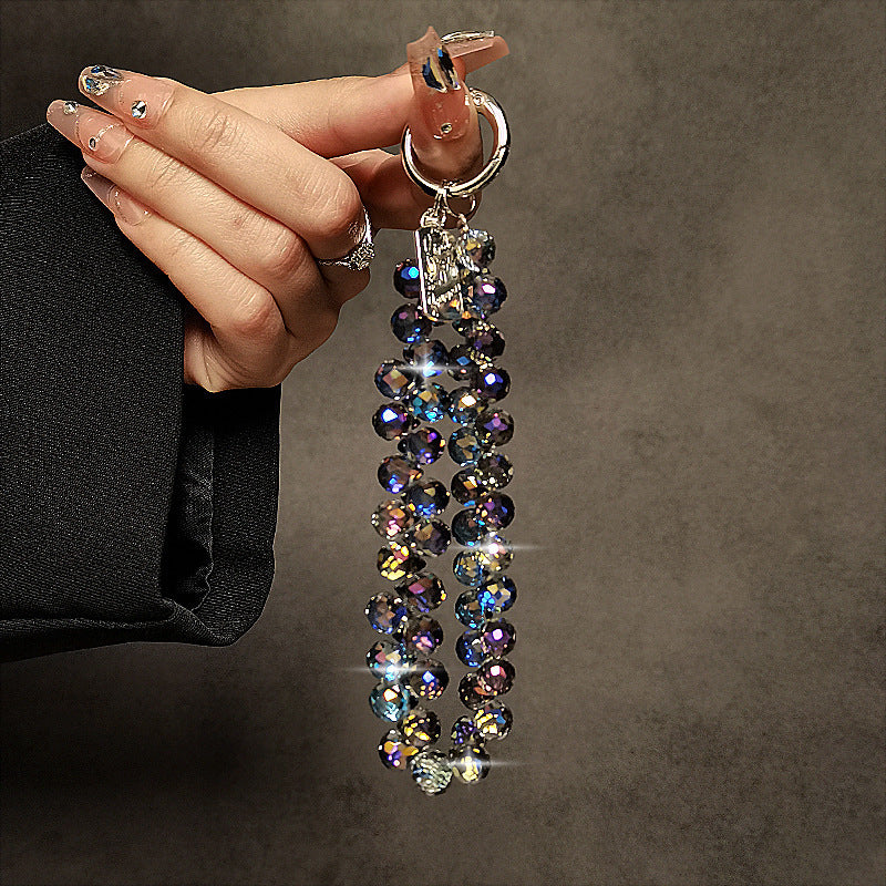 Decorative Crystal Beaded Charm Keychain Kalsten