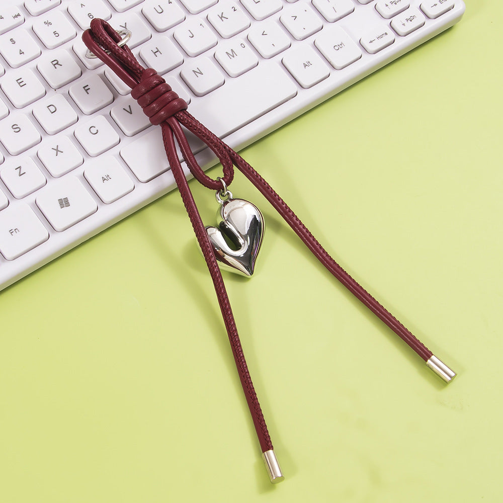 Heart-Shaped Charm Keychain Kalsten