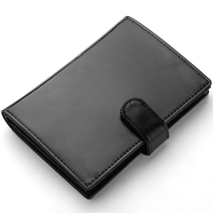 Elegant Textured Leather Planner Wallet Kalsten