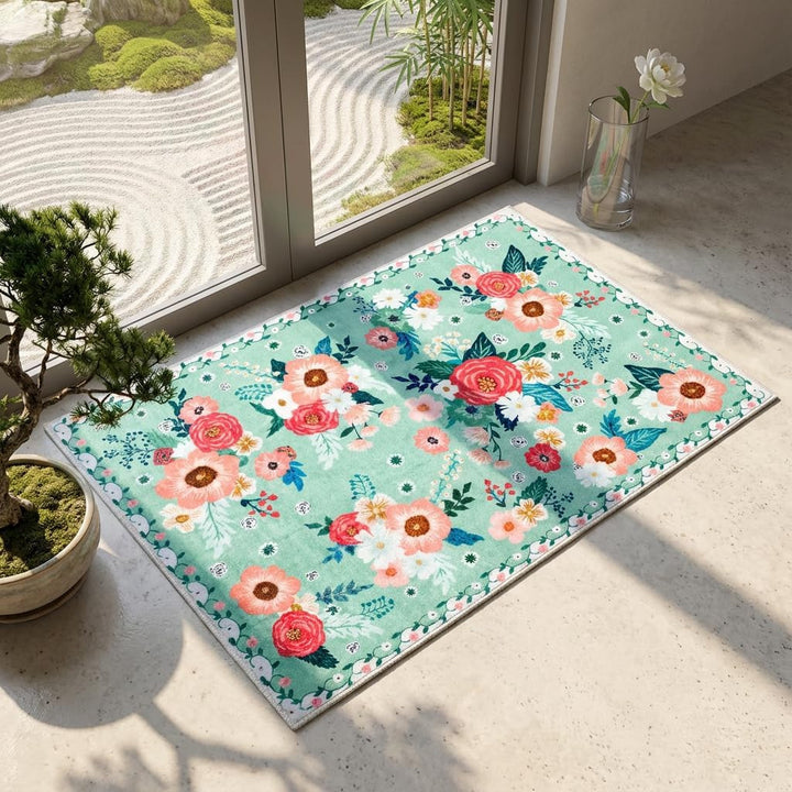 Botanical Print Indoor Area Mat