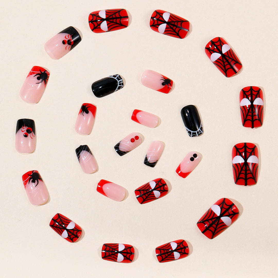 Spider-Themed Decorative Nail Art Kalsten