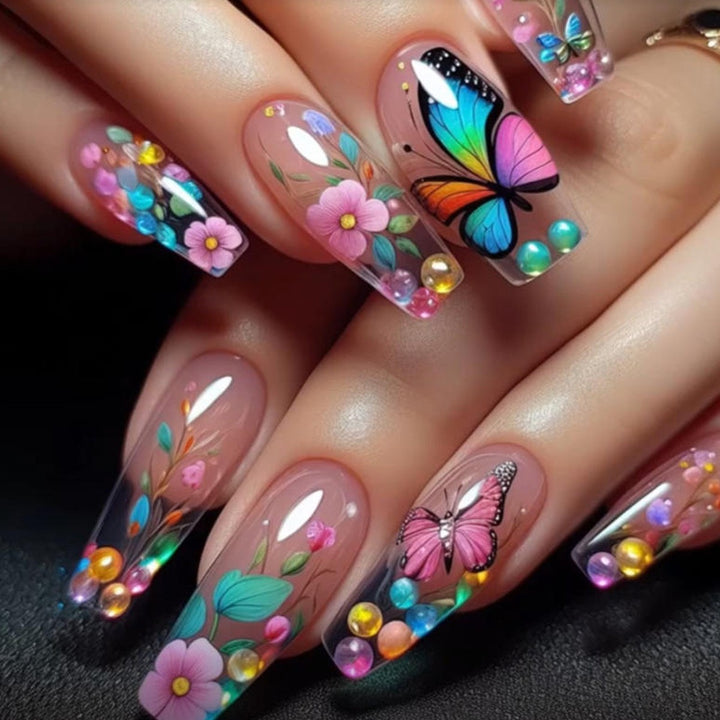 Artistic Floral Nail Art Decoration Set Kalsten
