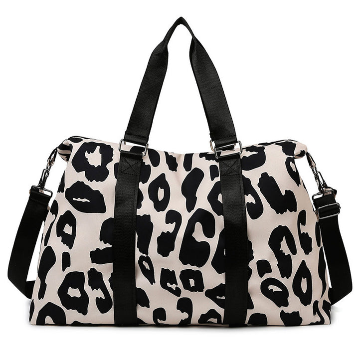 Sporty travel bag with trendy zebra pattern Kalsten