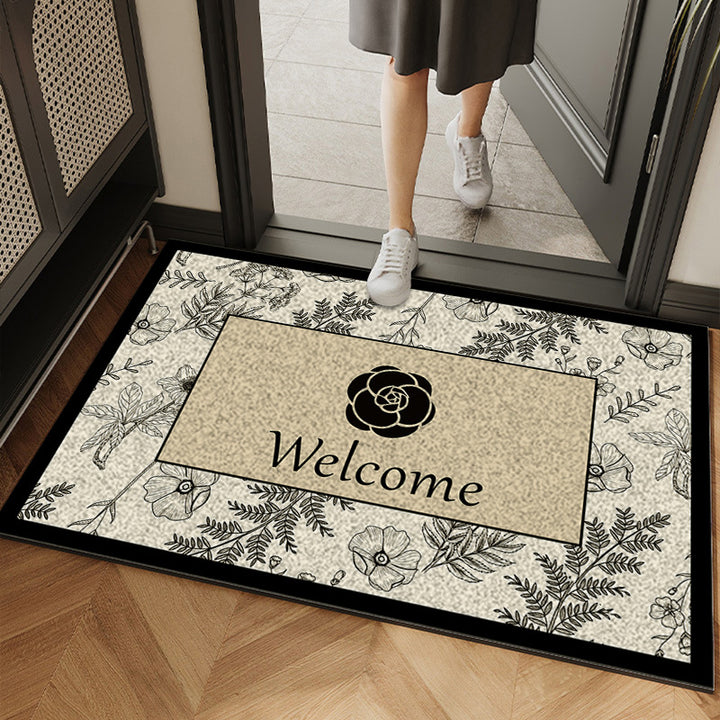 Elegant Textured Welcome Mat