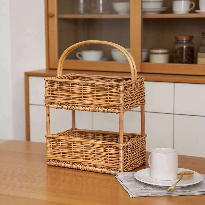 Wooden Multi-Tier Storage Organizer Kalsten