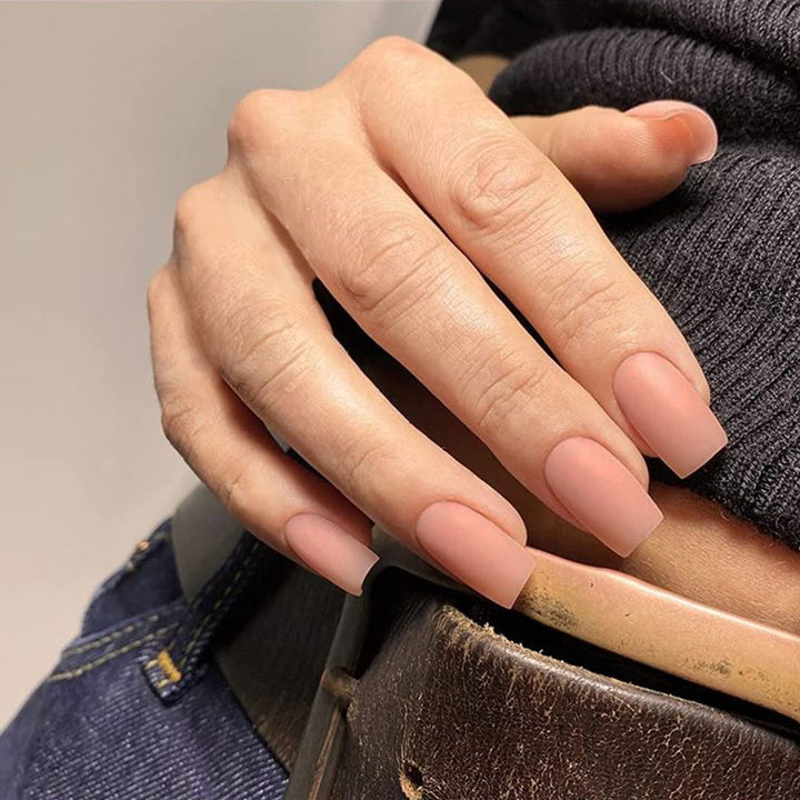 Reusable Matte Press-On Nail Set Kalsten