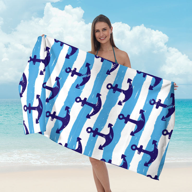 Beach towel with tropical leaf design Kalsten