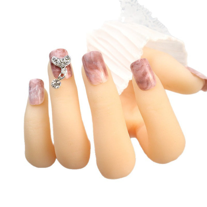 Elegant Marble Design Press-On Nails Set