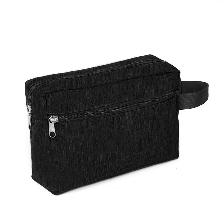 Cosmetic bag with multiple compartments and secure zipper Kalsten