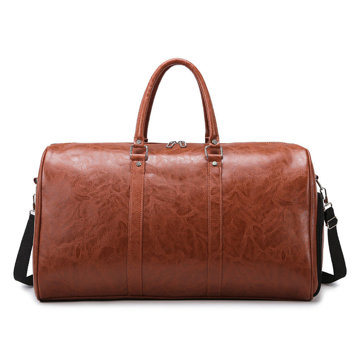 Vintage Leather Weekend Duffle Bag Kalsten