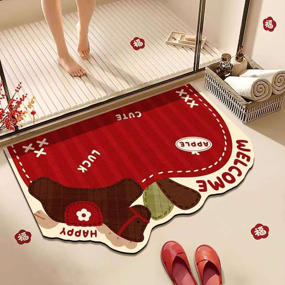 Cute Animal-Themed Welcome Mat