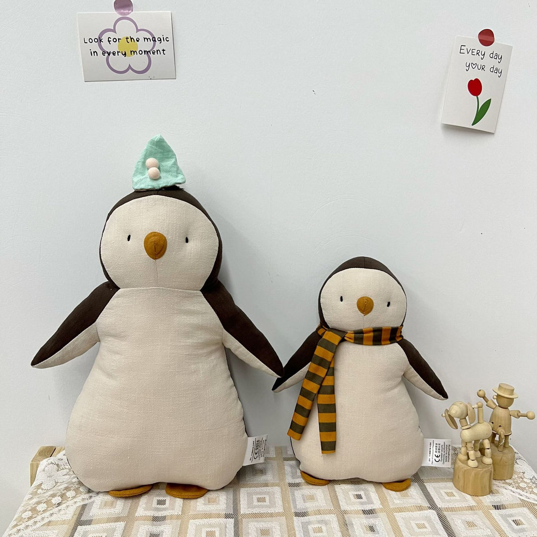 Handmade Organic Linen Long‑Leg Bunny Soft Toy