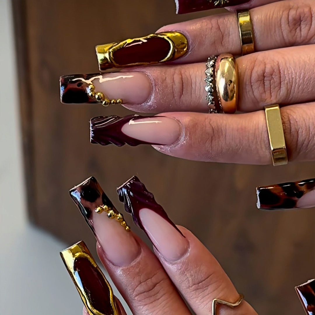 Decorative Long Nail Art Extensions Kalsten