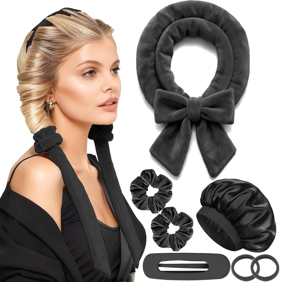 Heatless Satin Hair Curling Set