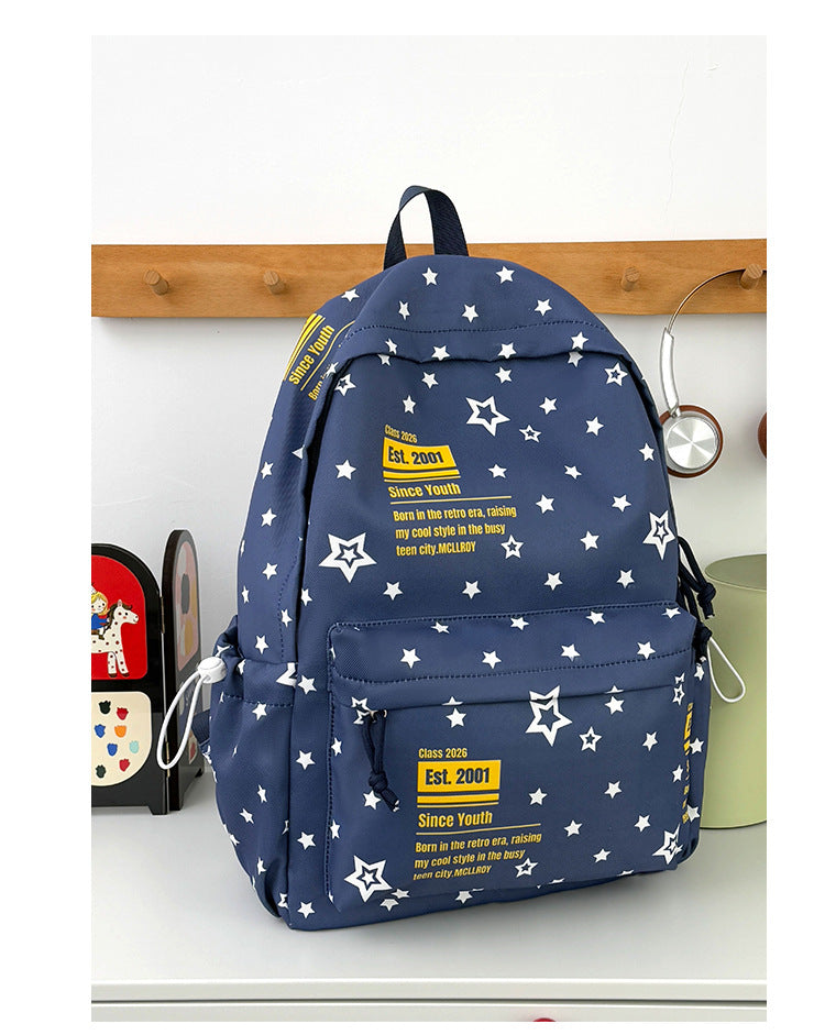 Retro-Inspired Graphic Backpack Kalsten