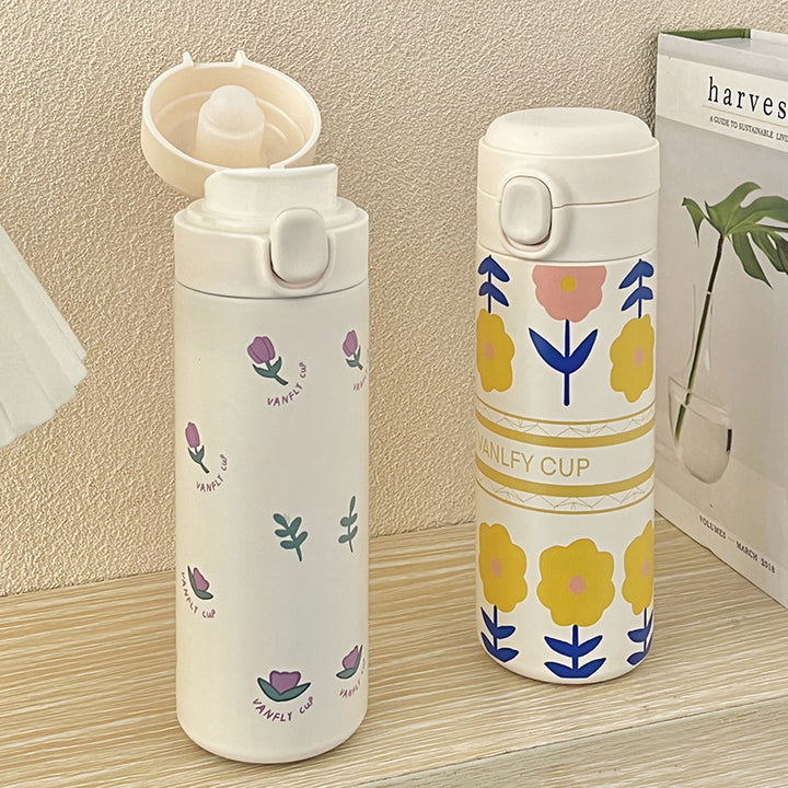 Women's Insulated Drinking Bottle with Innovative Leak Proof Kalsten