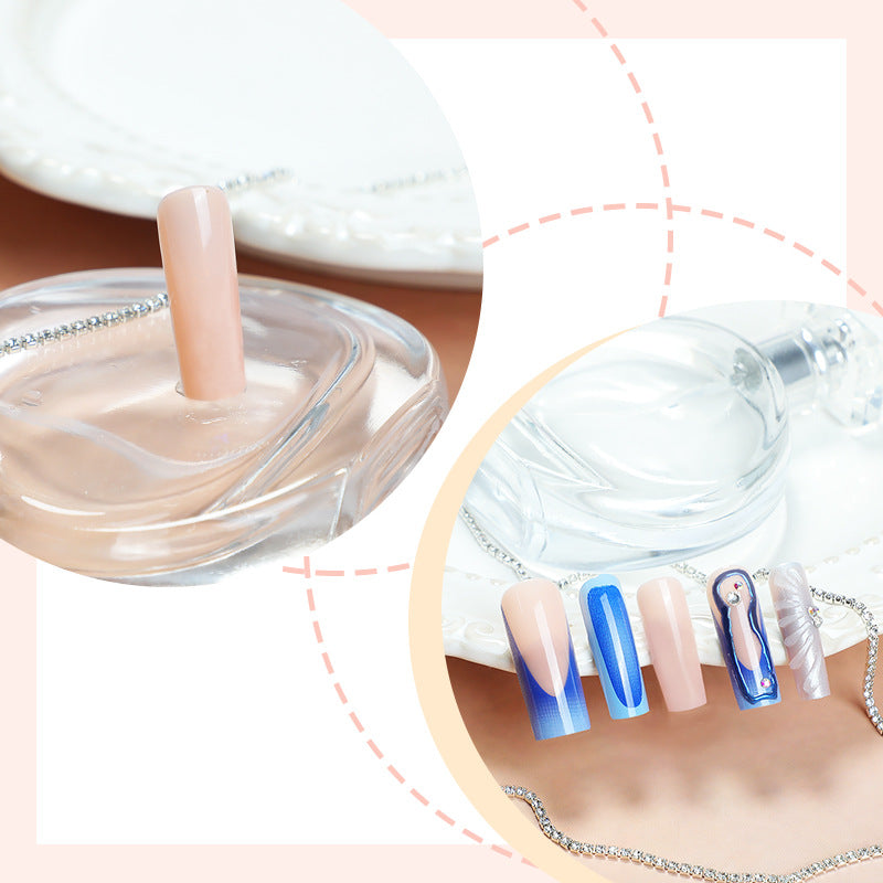Premium Artistic Press-On Nail Set with Decorative Elements Kalsten