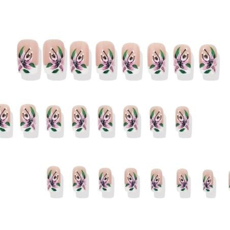 Floral Art Nail Enhancements Kalsten