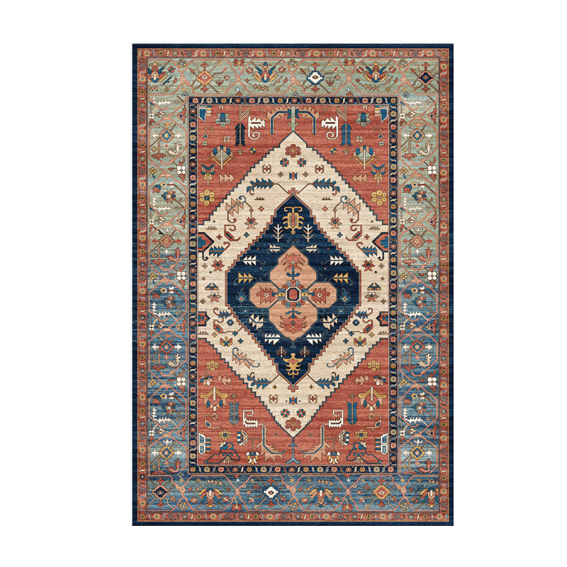 Vintage-Inspired Geometric Area Rug