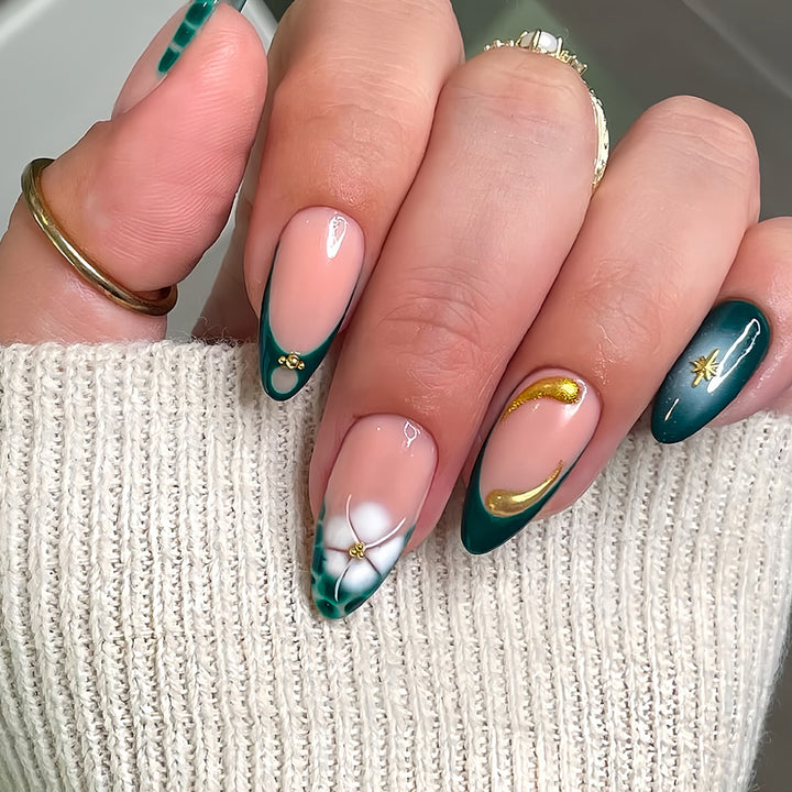 Chic Artistic Press-On Nail Set Kalsten
