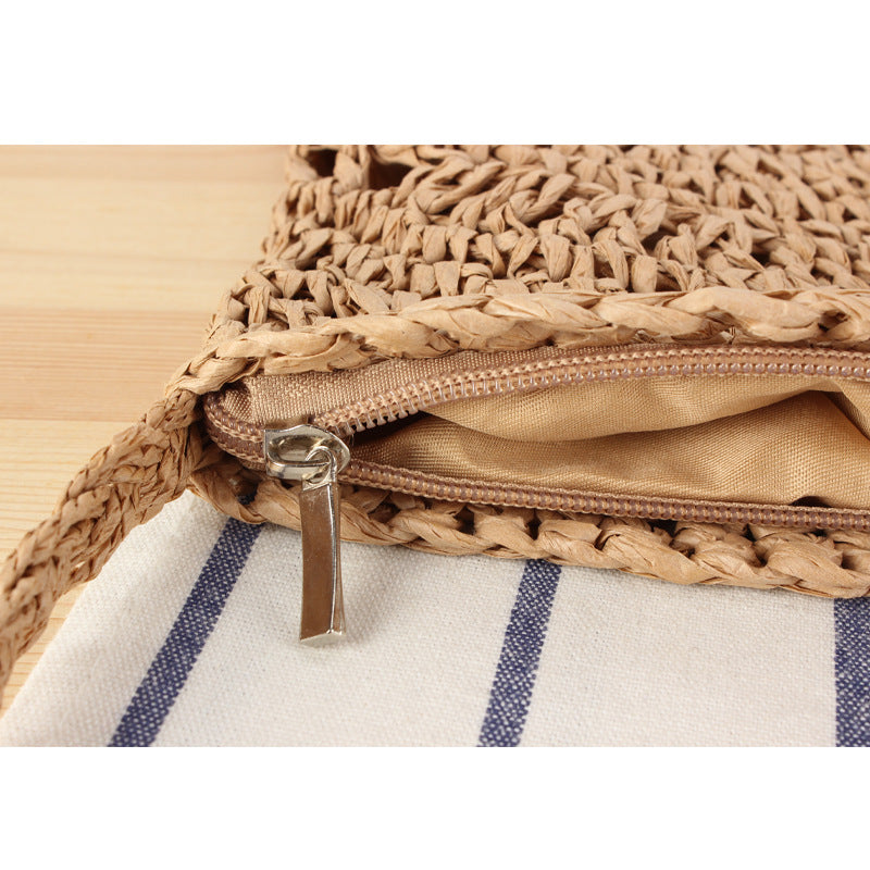 Handbag Made of Fine Macrame with Tassel Decoration Kalsten