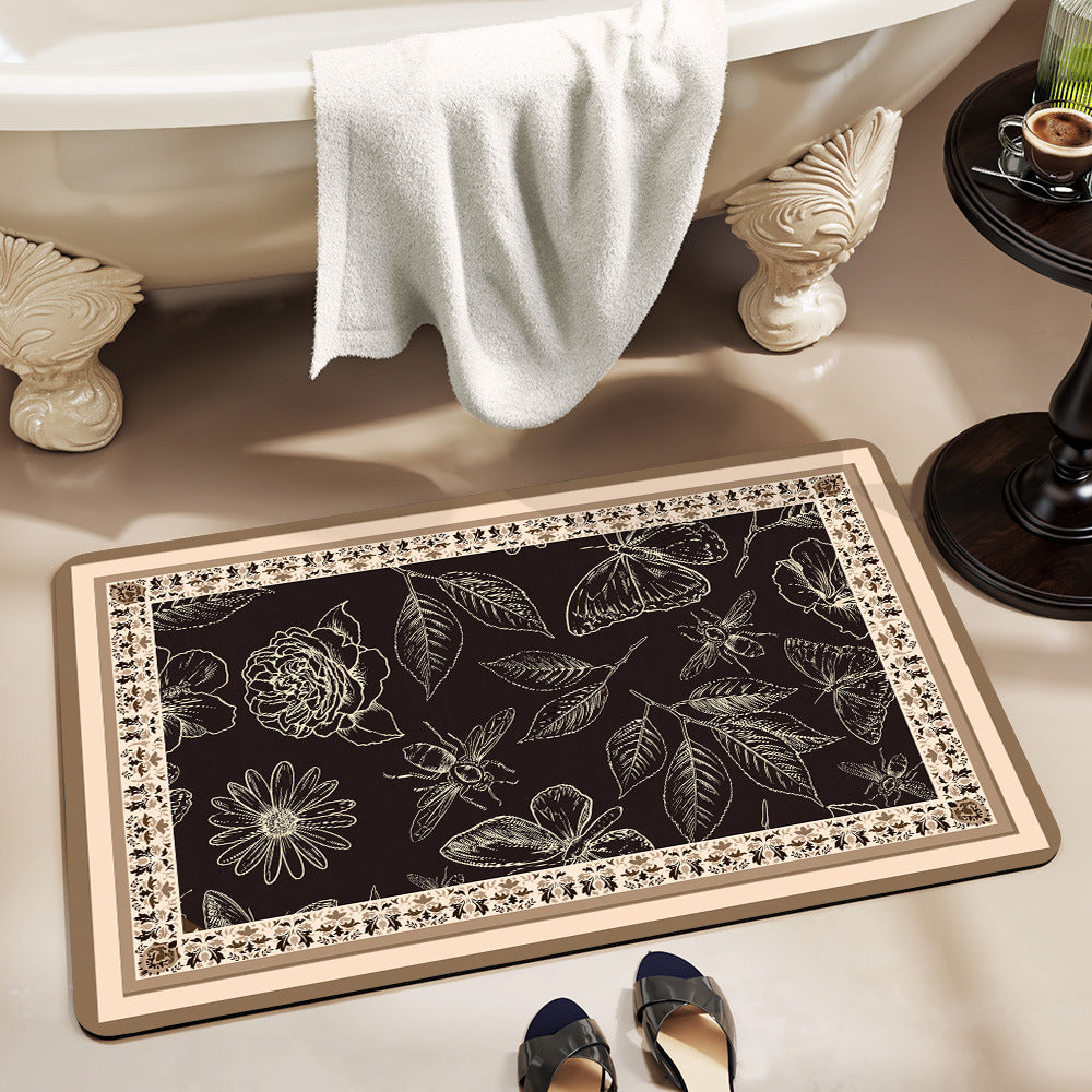 Decorative Motivational Bath Mat Kalsten