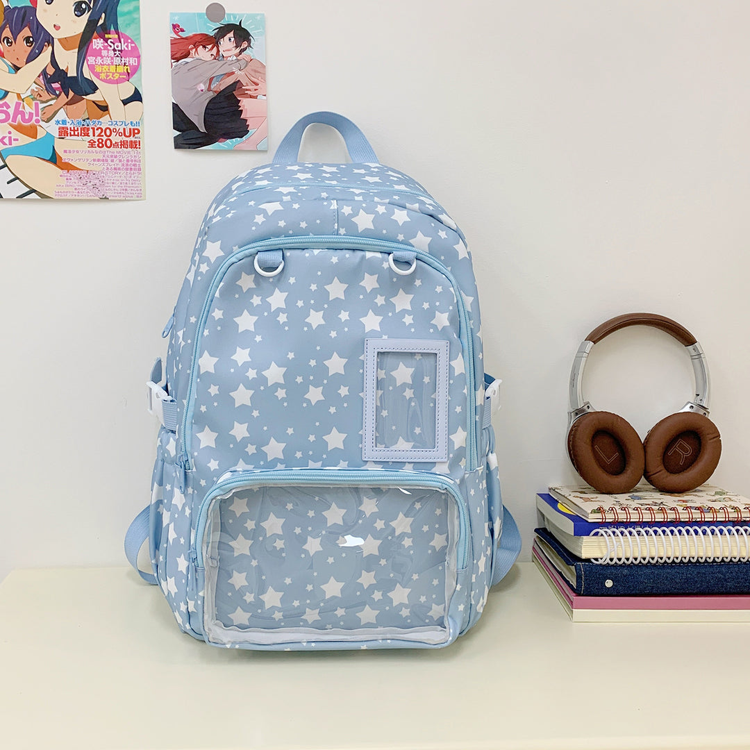Adventurous Star-Patterned Backpack Kalsten