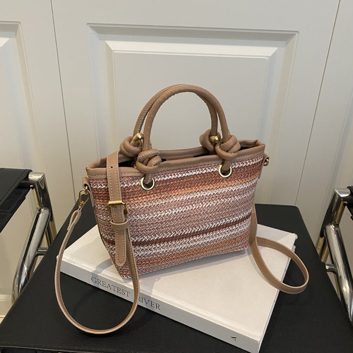 Woven Handheld Tote Bag Kalsten
